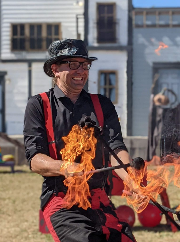 Fun Fest Fire Juggler